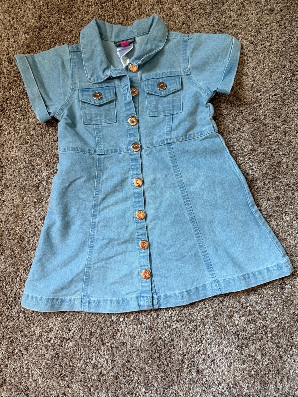 Vince Camuto Light Blue Denim Button Jacket